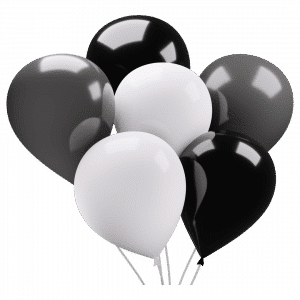 Globos Black Friday para oferta Black Friday